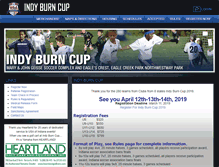 Tablet Screenshot of indyburncup.org